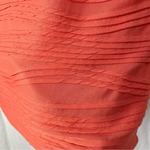 TANJAY Sleeveless Top Tank summer spring coral salmon waves vintage? - Picture 11 of 14